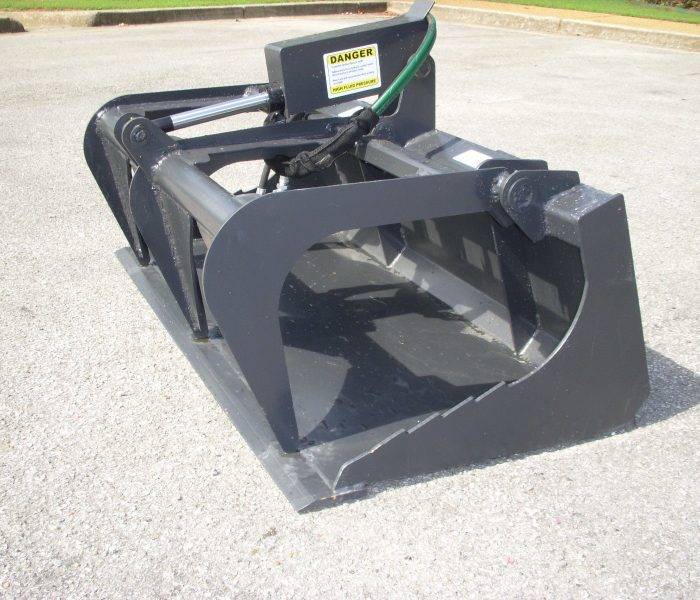 42" Smooth Bucket Grapple Skid Steer Attachment Depot