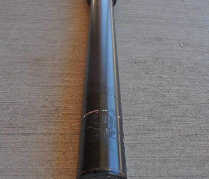 Auger Post Hole Shaft Extension 24" Round 29/16" Diameter Skid