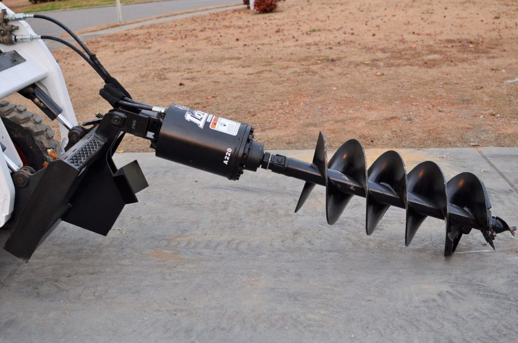 18" Hex Auger Post Hole Bit Lowe Skid Steer Attachment Depot