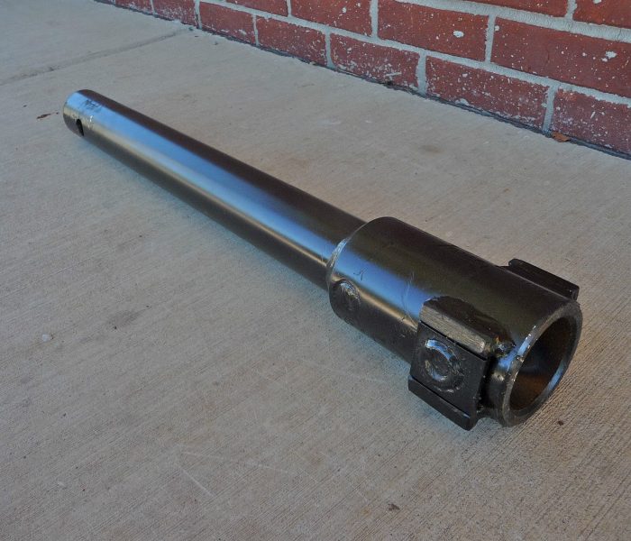 Auger Post Hole Shaft Extension 24" Round 29/16" Diameter Skid
