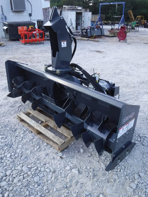Virnig 84" V50 Low Flow Snow Blower Skid Steer Attachment Depot