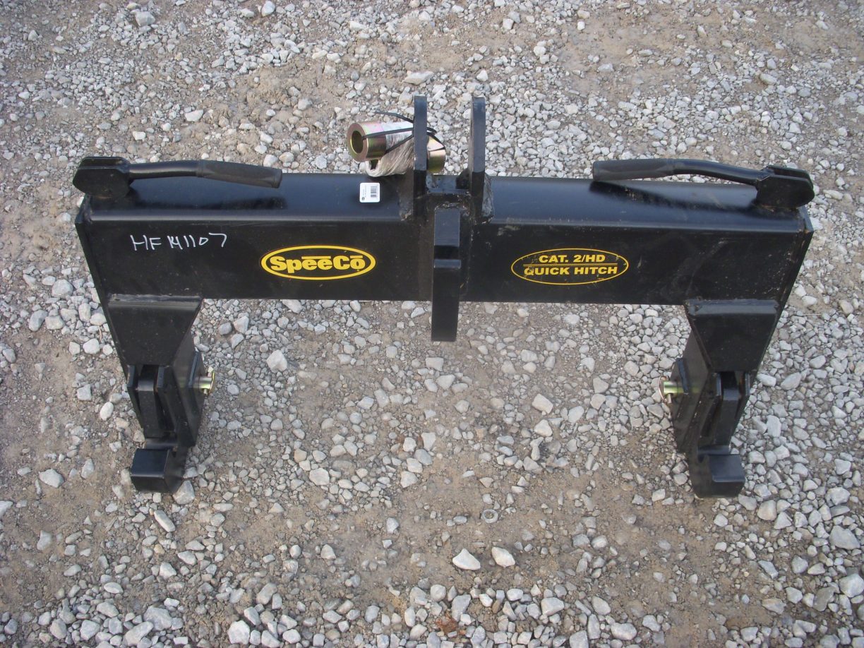 Speeco Category 2 HD Quick Hitch 3 Point Hitch Tractor Attachment Skid Steer Attachment Depot