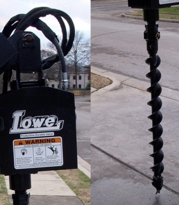 Lowe 750 Hex Classic Auger with 4 inch Hex Auger Bit