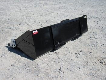 84" Severe Duty Low Profile Dirt Bucket with Teeth Fits Skid Steer Quick Attach - Image 12