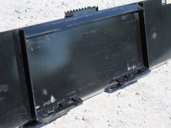 84" Severe Duty Low Profile Dirt Bucket with Teeth Fits Skid Steer Quick Attach - Image 11
