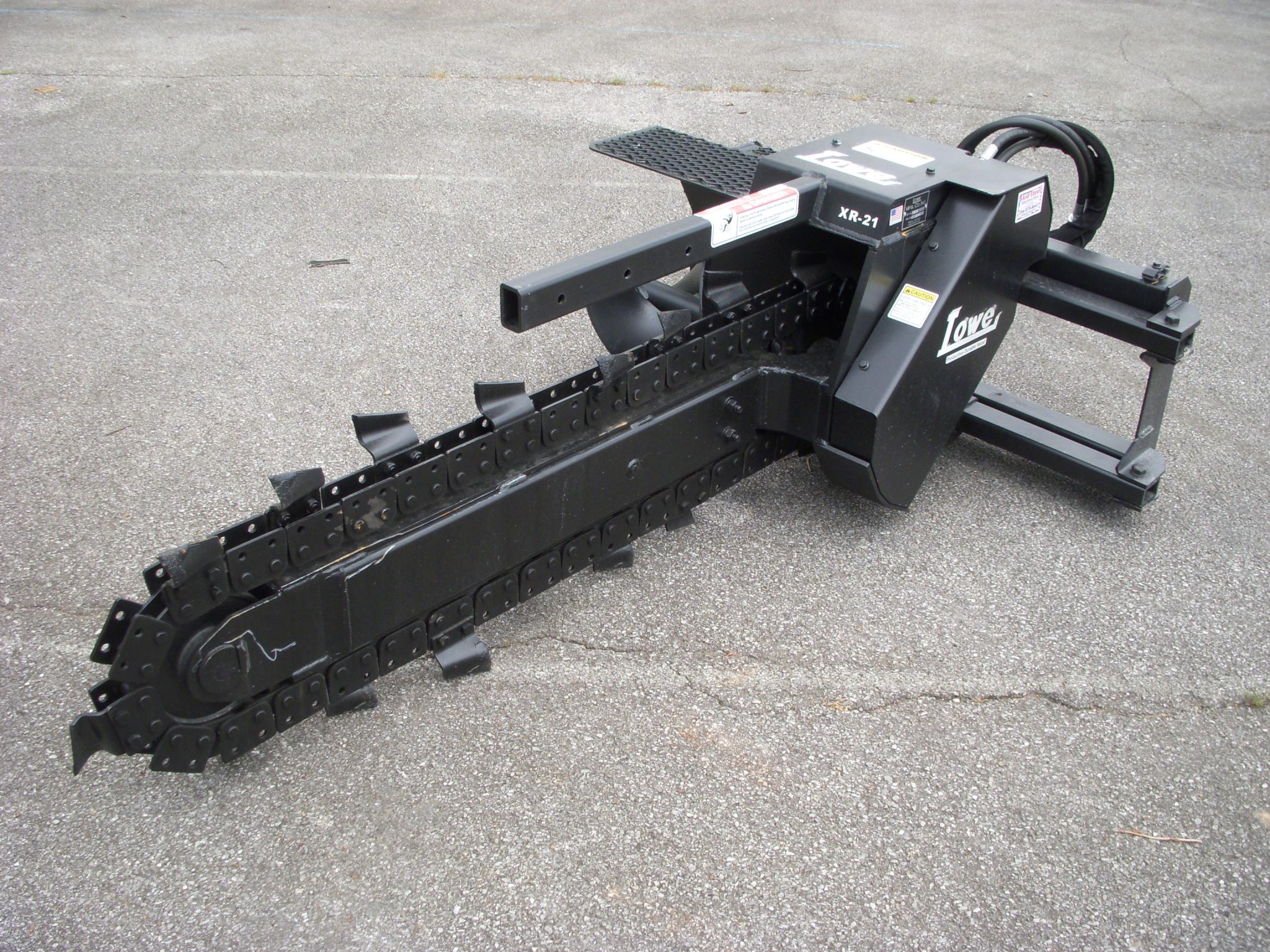 Lowe XR21 48″ x 6″ Trencher with Single Standard Dirt Chain Fits Skid