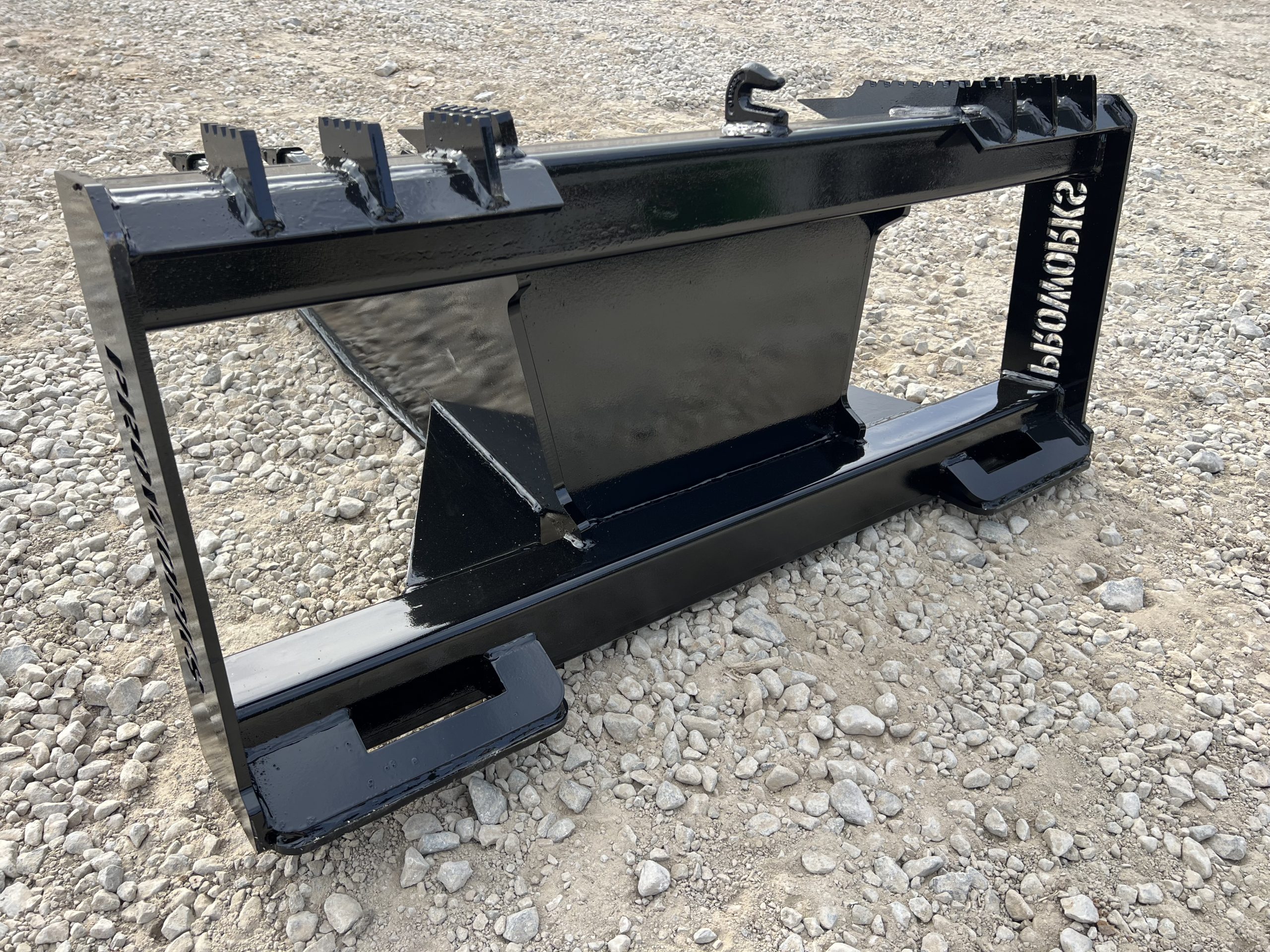 Severe Extreme Stump Bucket Attachment with Teeth Fits Skid Steer Quick Attach - Image 12