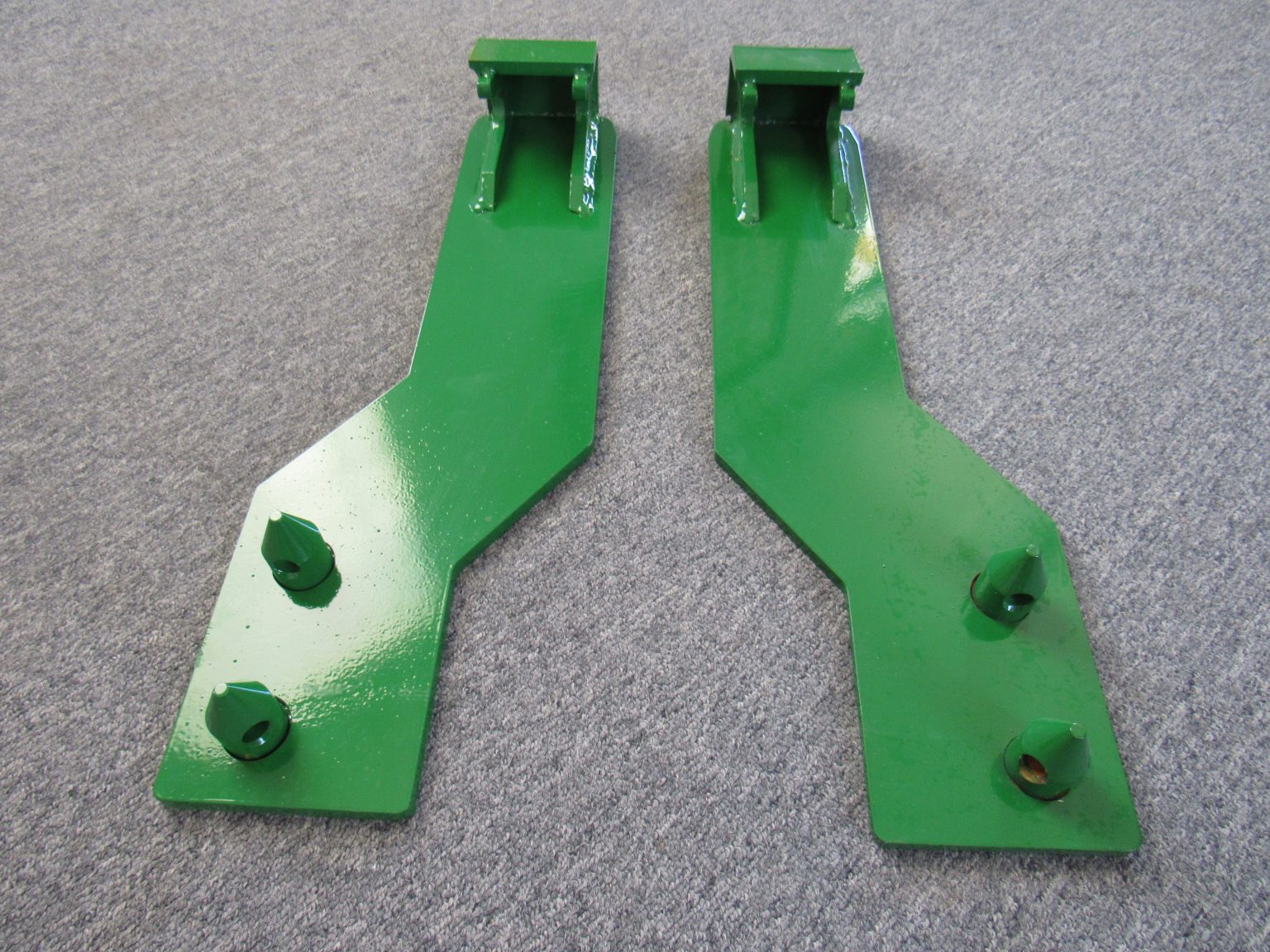 John Deere Tractor Loader Weld On Mounting Brackets Free Shipping