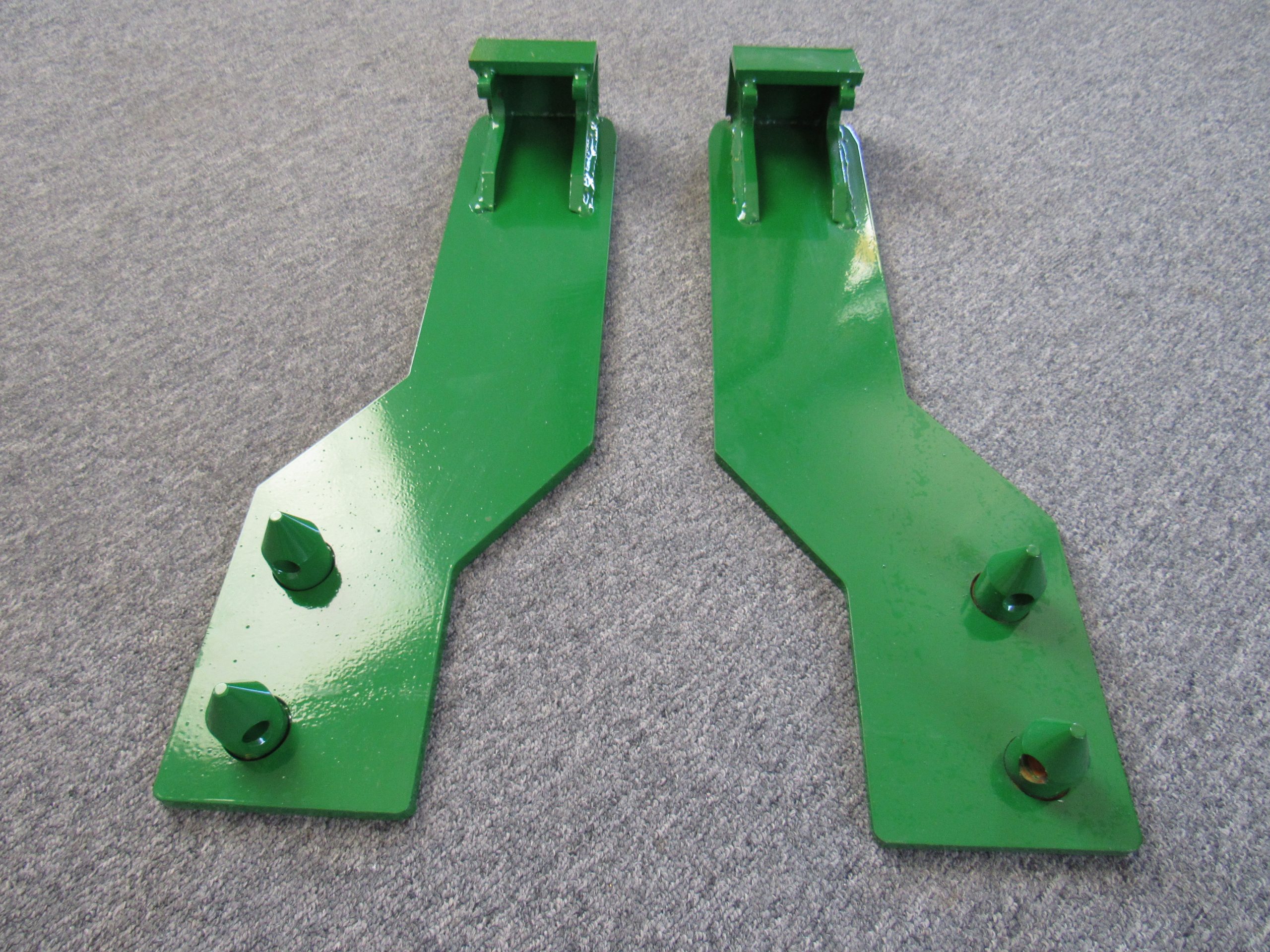 John Deere Tractor Loader Weld On Mounting Brackets Free Shipping