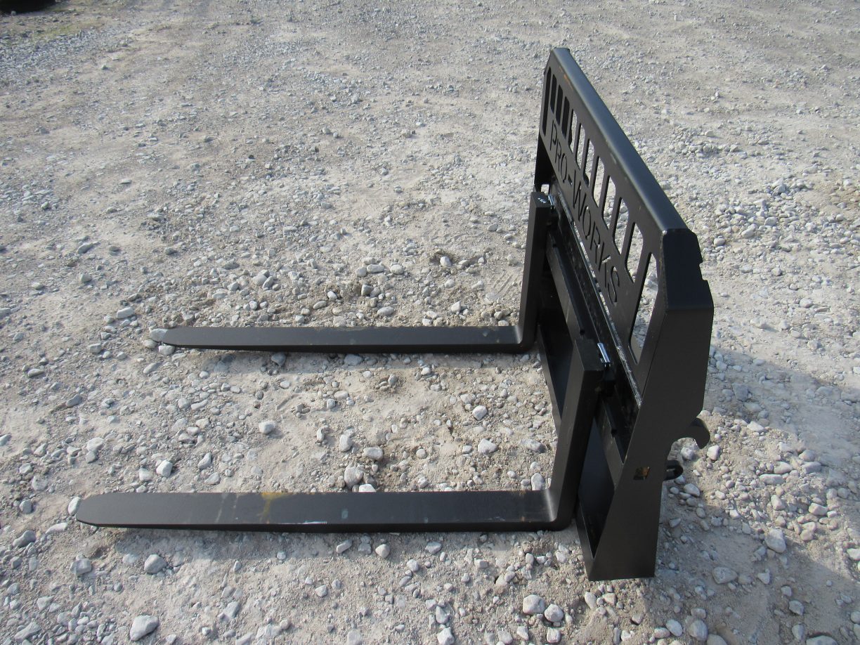 Extreme Duty Pallet Fork Frame with 48″ 5,500 Pound Pallet Forks Fits