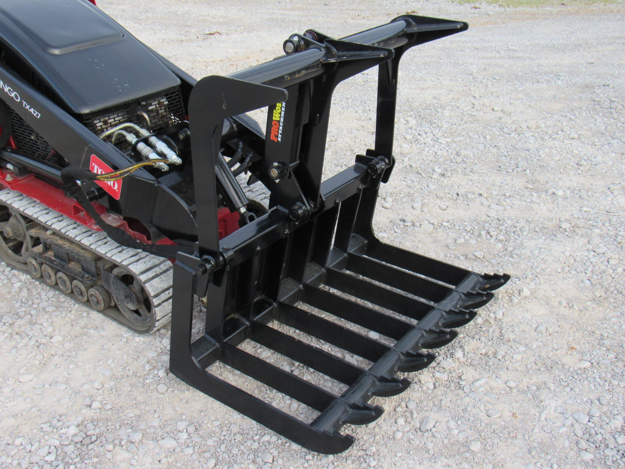 42″ Heavy Duty Root Bucket Grapple Attachment Fits Mini Skid Steer