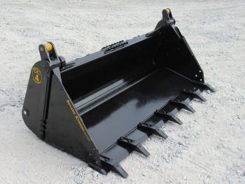 Construction Attachments 73" Severe XTreme 4-IN-1 Multi Purpose Tooth Bucket Attachment