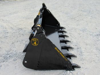 Construction Attachments 73" Severe XTreme 4-IN-1 Multi Purpose Tooth Bucket Attachment - Image 8