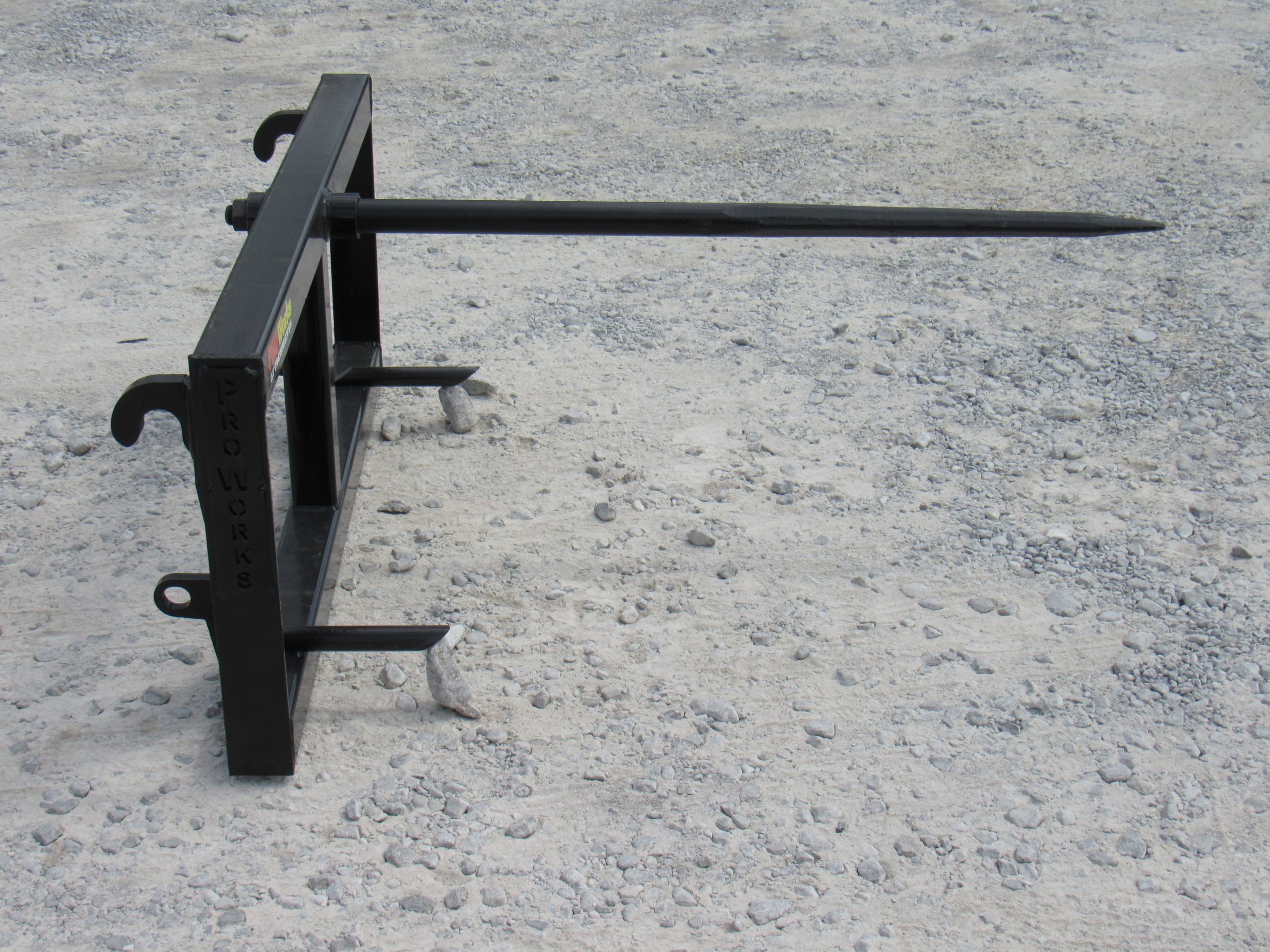 Hay Spear Attachment Fits Euro Global Quicke Loader Skid Steer Attachment Depot