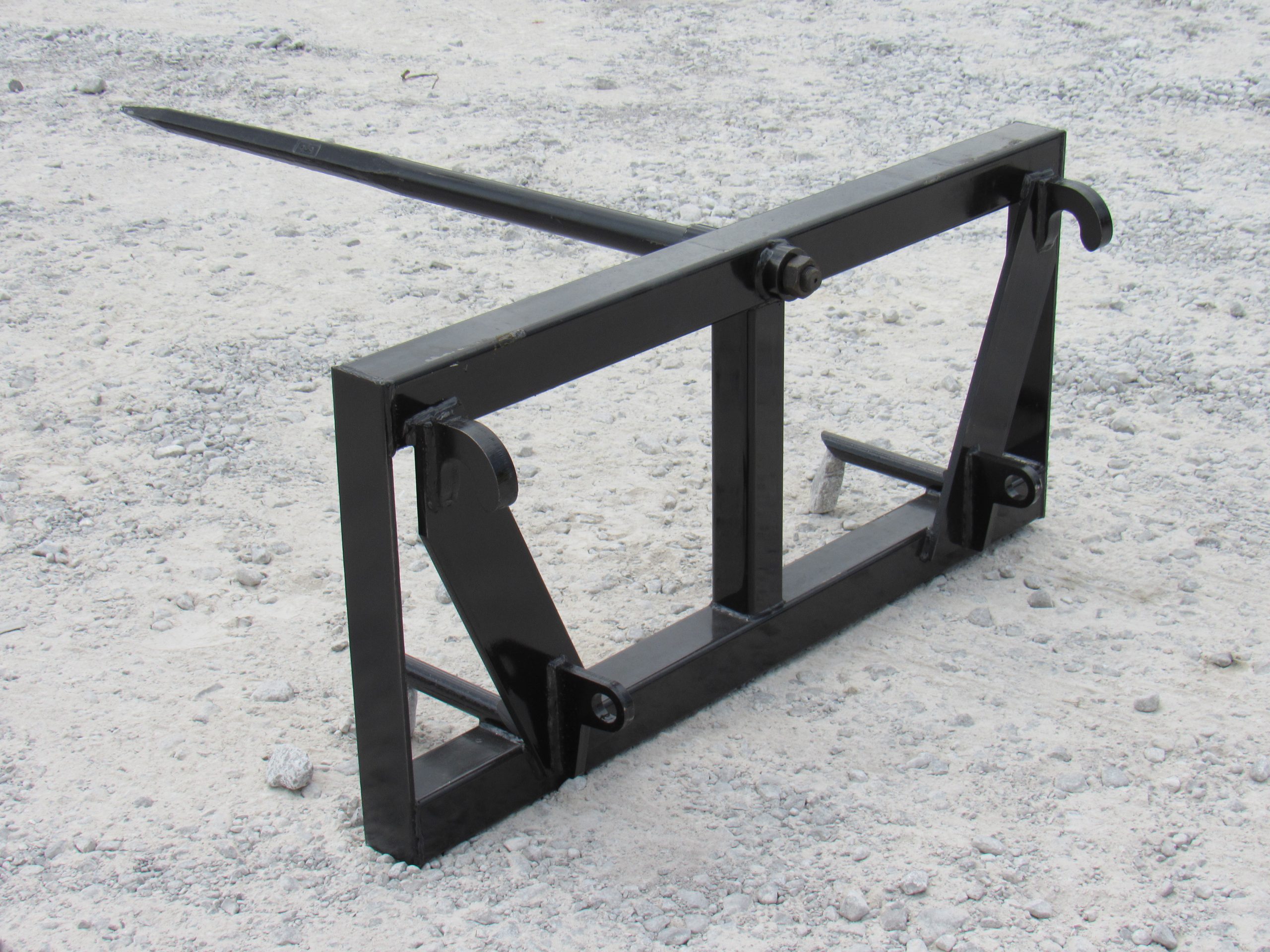 Hay Spear Attachment Fits Euro Global Quicke Loader Skid Steer