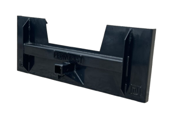 Skid Steer Quick Attach to Trailer Receiver Hitch Attachment - Free Shipping