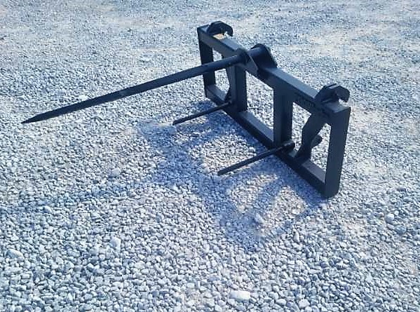 Hay Spear Attachment Fits Euro Global Quicke Loader – Skid Steer