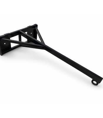 PROWORKS 80" Boom Pole Jib Material Hoist Attachment Fits Skid Steer Quick Attach
