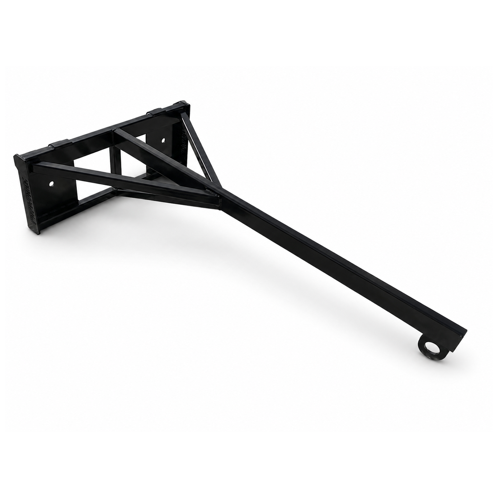 PROWORKS 80" Boom Pole Jib Material Hoist Attachment Fits Skid Steer Quick Attach