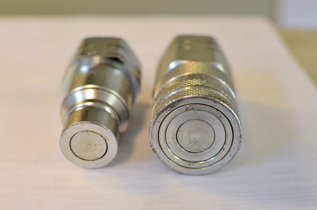 1/2″ Flat Face Hydraulic Coupler Male & Female Skid Steer