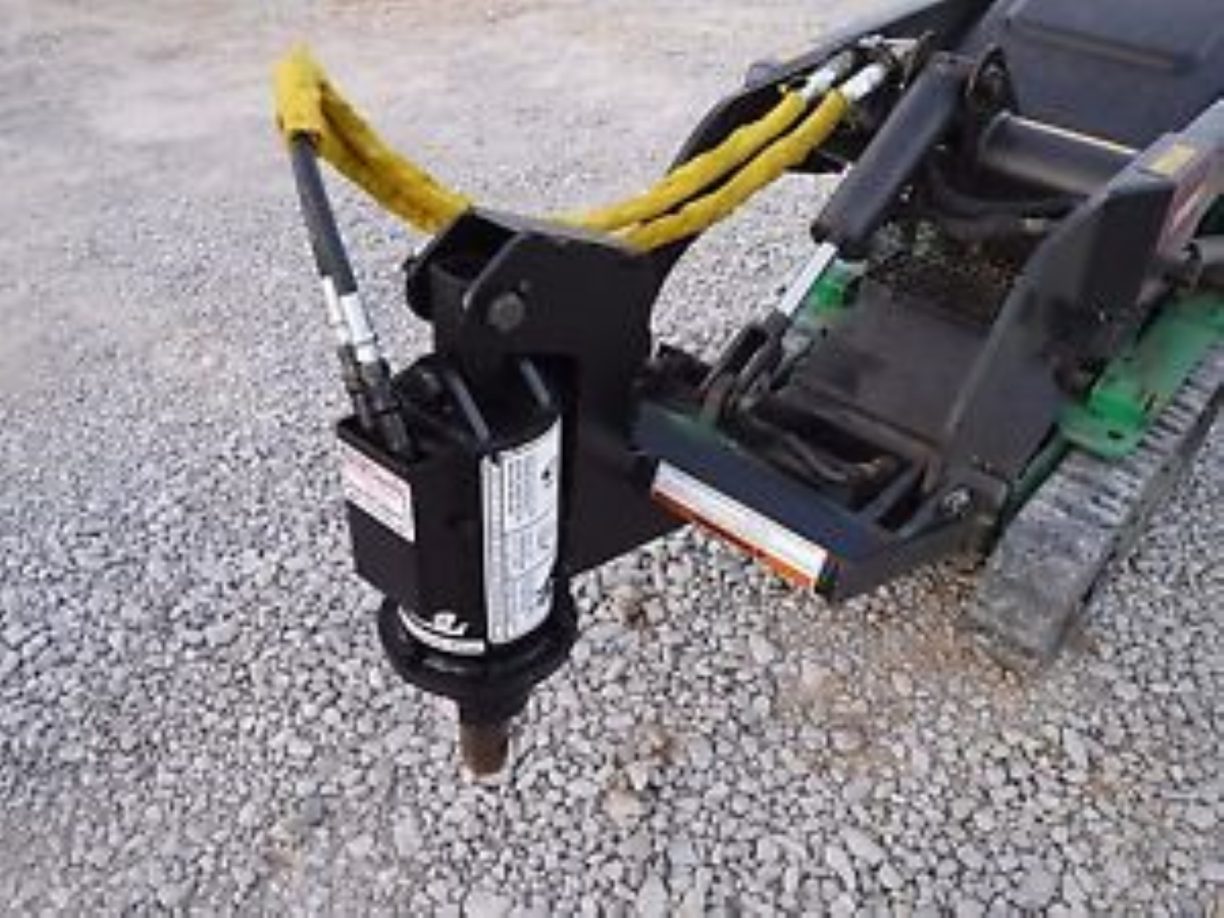 Lowe TJ100 Hex Auger Drive Fits Mini Skid Steer Skid Steer Attachment
