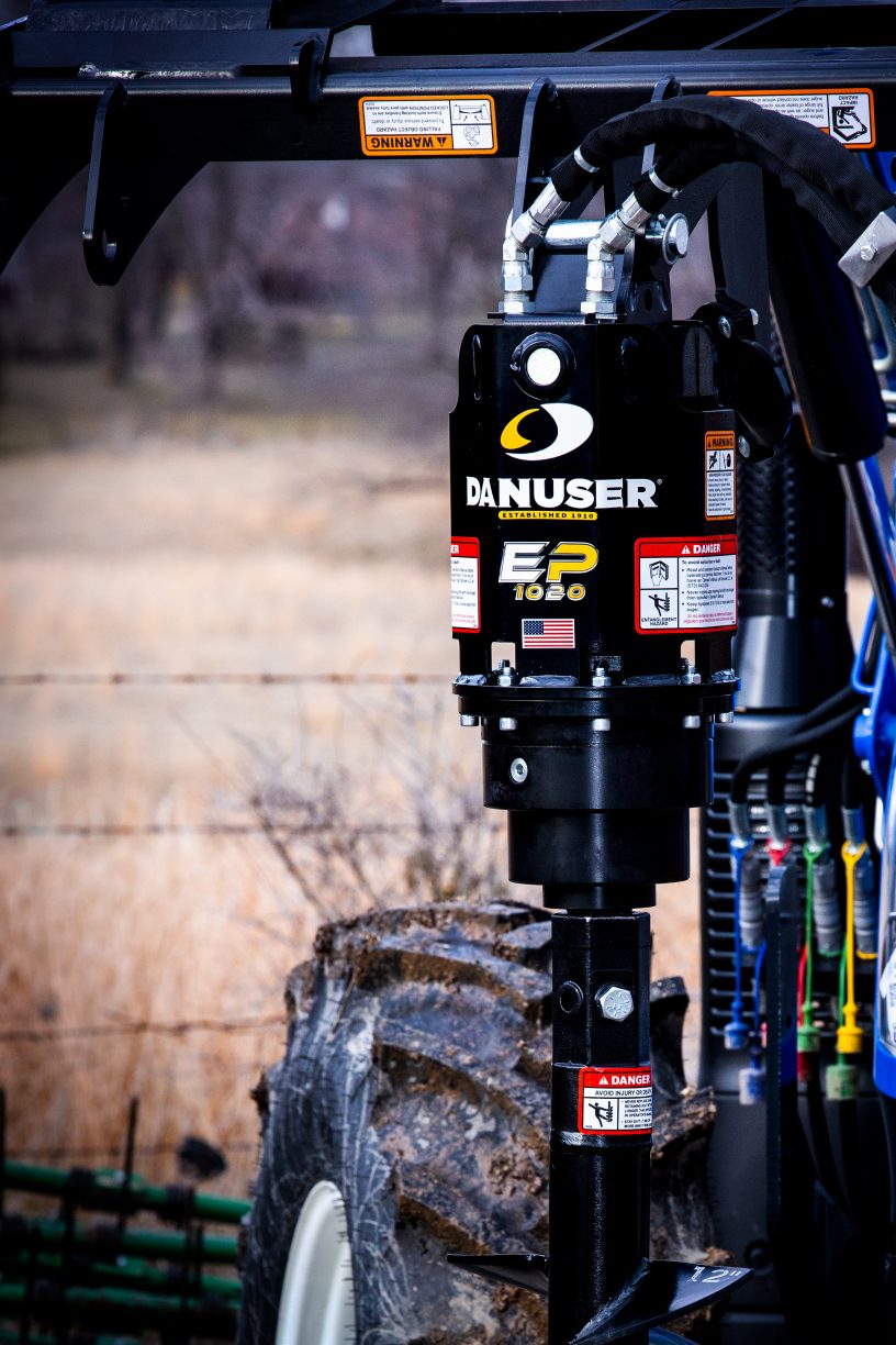 Danuser EP1020 Hex Auger Drive Unit Fits Skid Steer Quick Attach – Skid ...