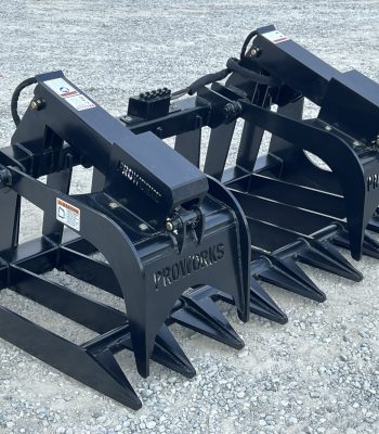72" Extreme Duty Root Rake Grapple Attachment Fits Skid Steer Quick Attach