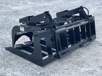 72" Extreme Duty Root Rake Grapple Attachment Fits Skid Steer Quick Attach - Image 7