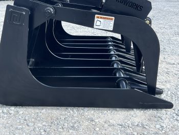 72" Extreme Duty Root Rake Grapple Attachment Fits Skid Steer Quick Attach - Image 14
