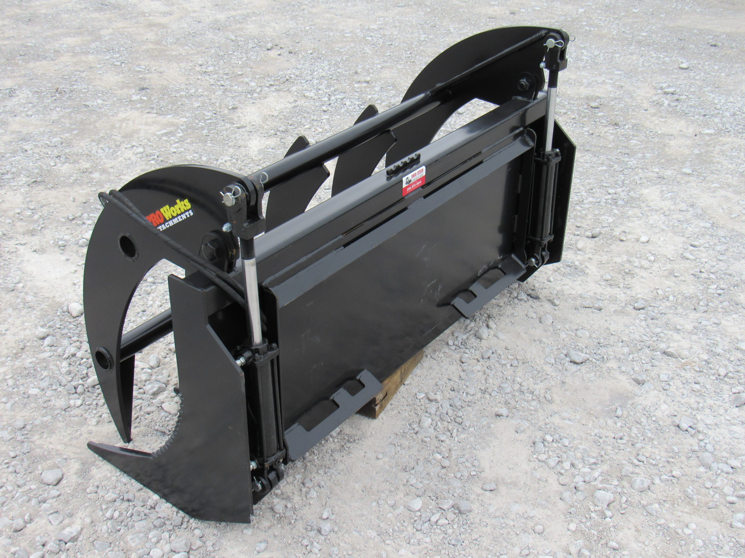 Details about   Root Rake Rock Grapple Attachment for Skid Steer/Track Loader 78" Wide 
