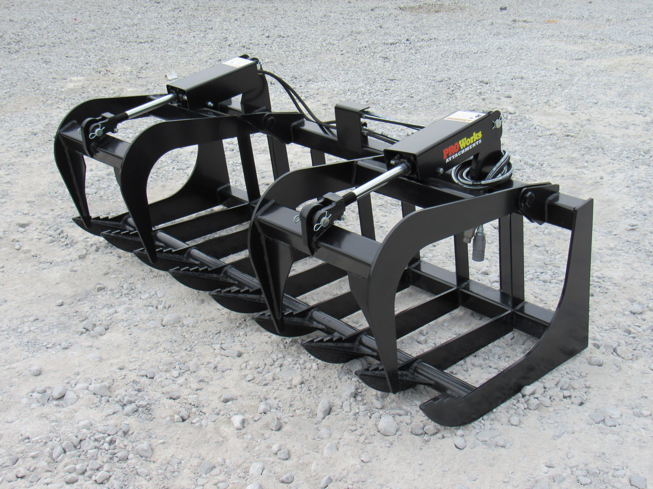 Details about   Scrap Grapple Bucket Twin Cylinder Skid Steer Attachment for Kubota 84" Wide 
