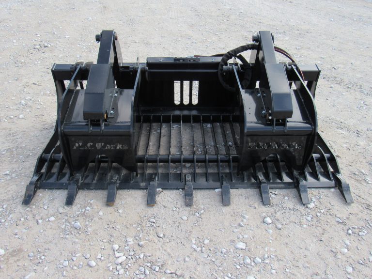 84″ Severe Duty Rock Bucket Grapple with Teeth Fits Skid Steer Quick