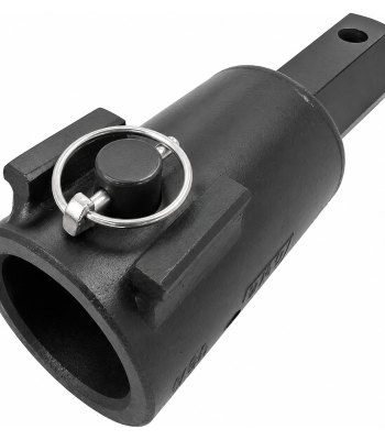 Lowe Auger Bit Adapter - 2-9/16" Round to 2" Hex