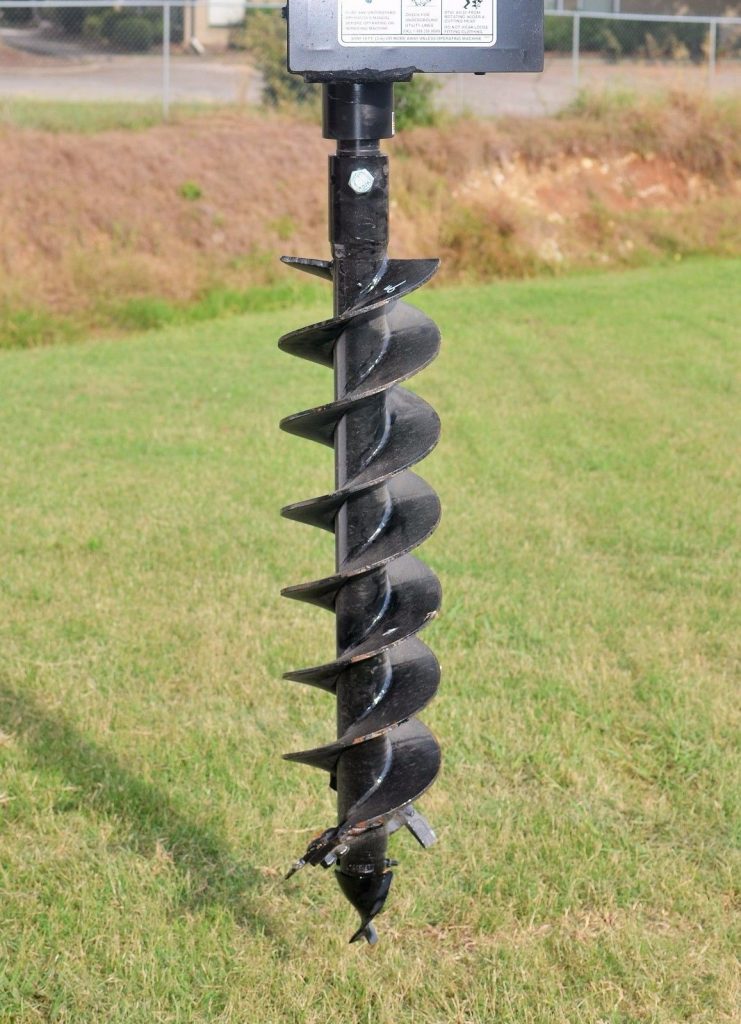 9″ Round Auger Bit Lowe Skid Steer Attachment Depot