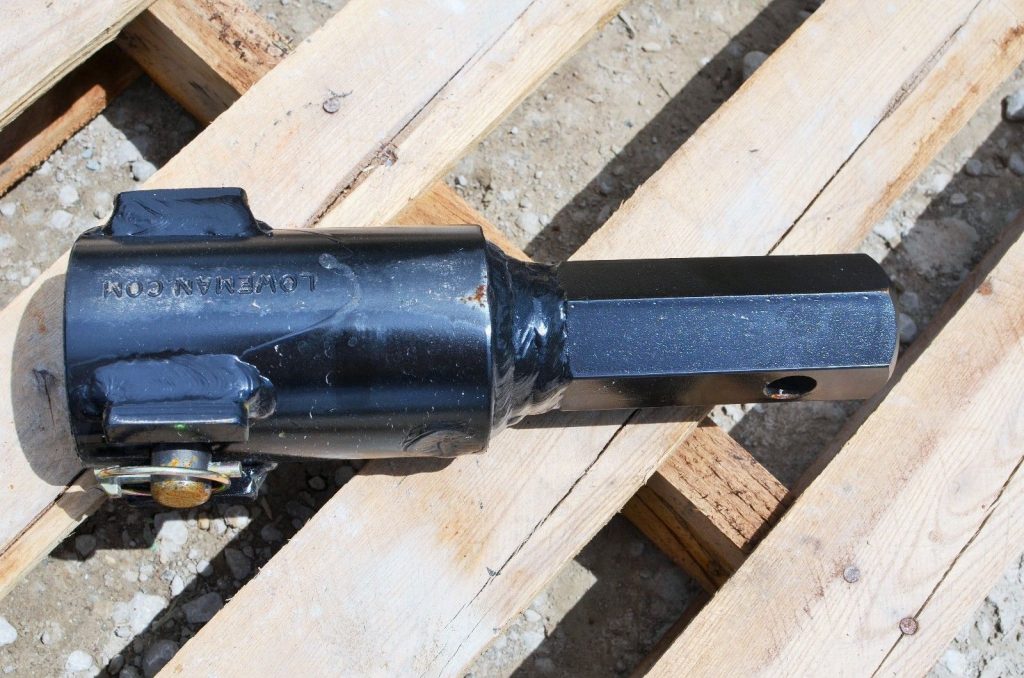 Lowe Auger Bit Adapter 29/16″ Round to 2″ Hex Skid Steer