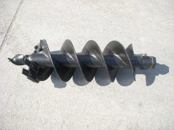 12 inch Round Auger Post Hole Bit