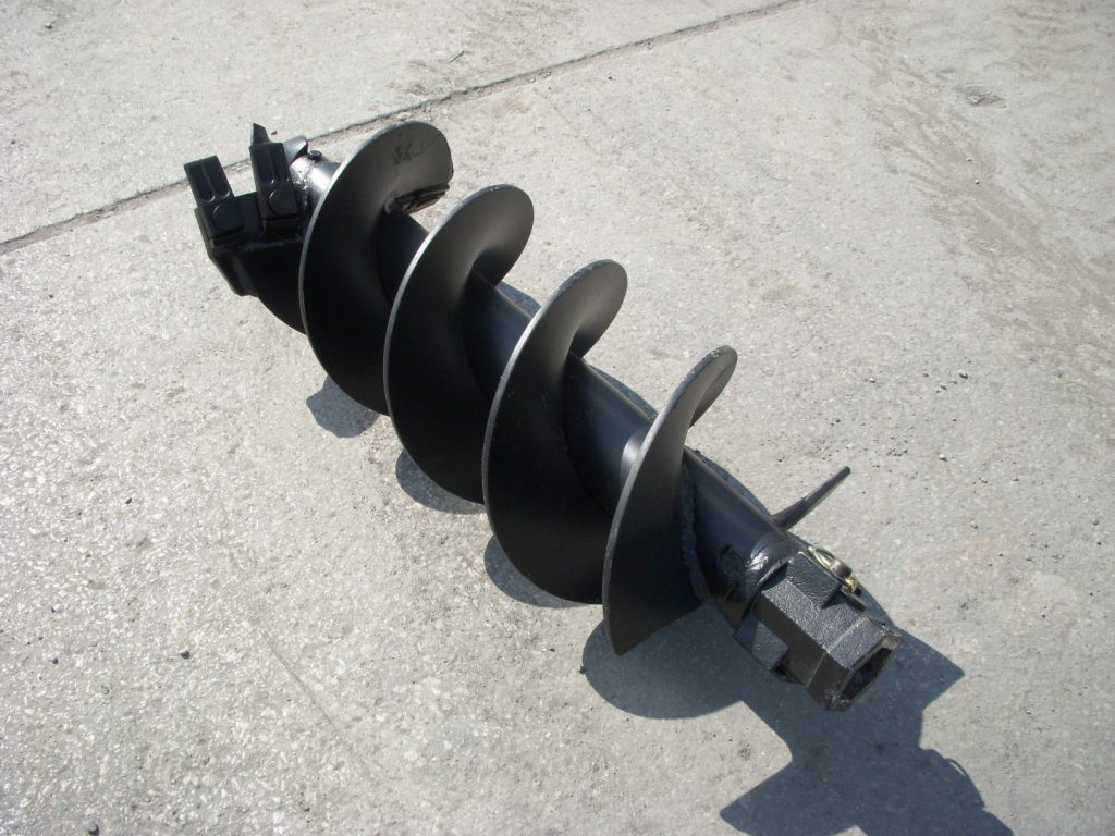 thumbnail image 2 of Lowe Manufacturing SQ-12 Skid Steer Auger Bit – 12" Diameter, 2-9/16" Round Collar, 48" Tall 2 of 4