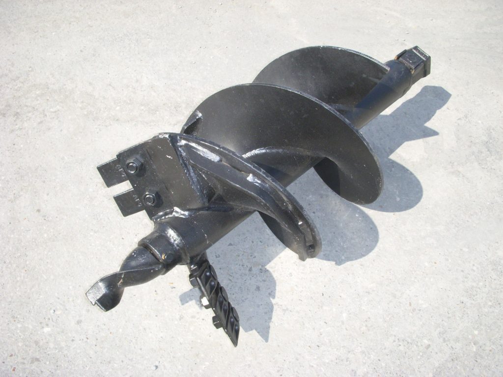 12″ Round Auger Bit Lowe Skid Steer Attachment Depot
