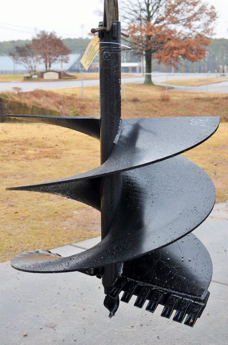 36″ Round Auger Bit Lowe Skid Steer Attachment Depot