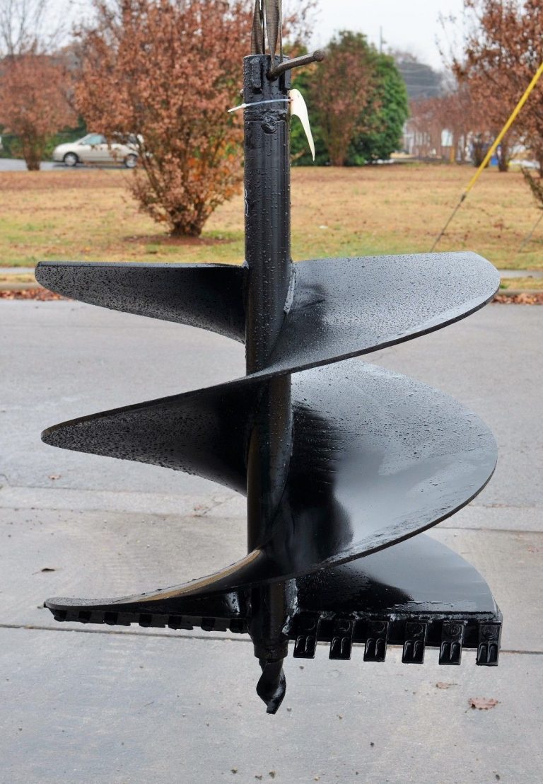 36″ Round Auger Bit Lowe Skid Steer Attachment Depot