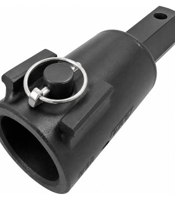 Lowe Auger Bit Adapter - 2-9/16" Round to 2" Hex