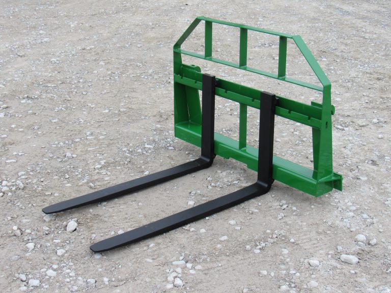 Compact Tractor Pallet Fork Frame with 42″ 2,200 Pound Pallet Forks