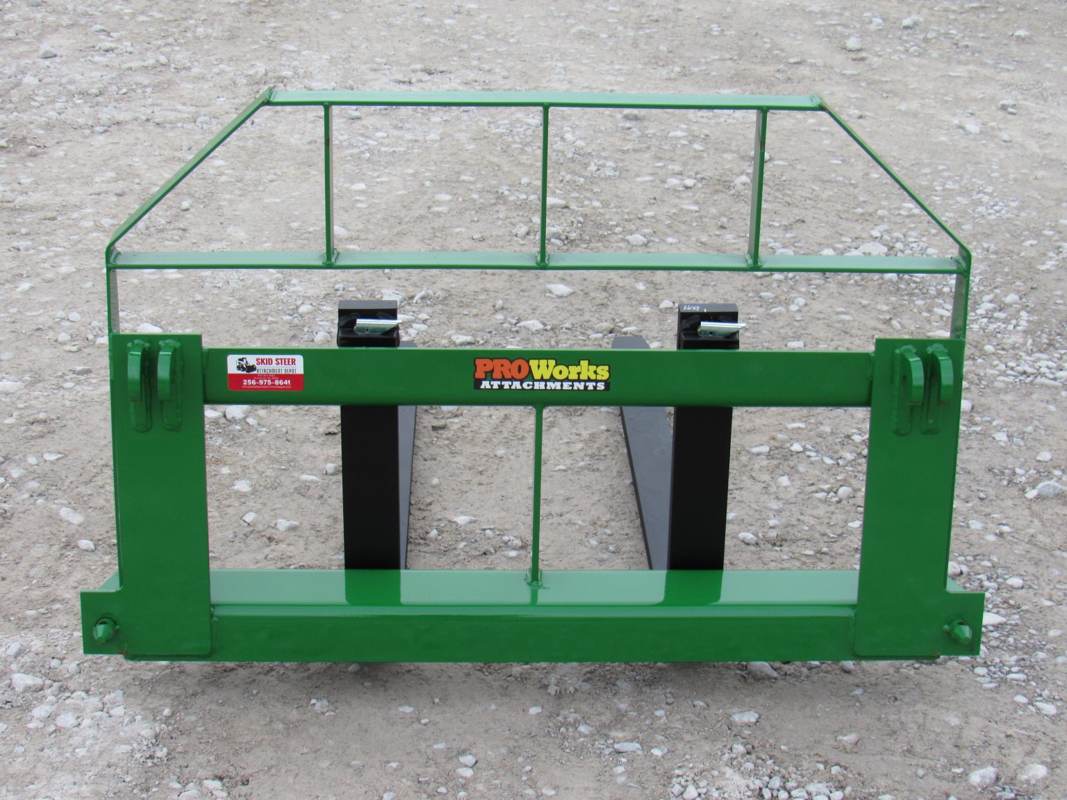 Compact Tractor Pallet Fork Frame with 42″ 2,200 Pound Pallet Forks