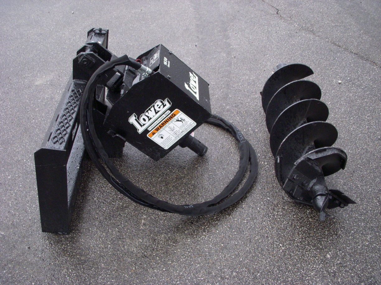Lowe 1650 Classic Hex Auger Drive with 15″ Wide Bit Fits Skid Steer