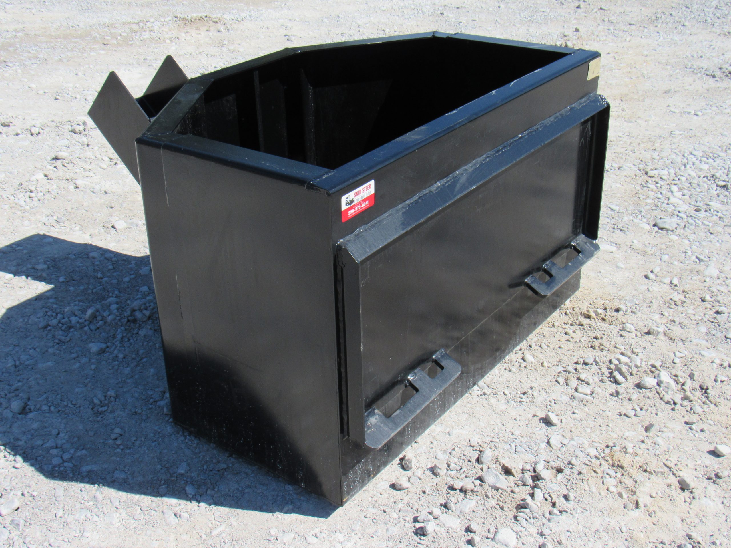 Mini Skid Steer Auger Concrete Mixer Bucket Attachment - 3.5 Cu Yd