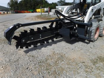 Virnig TRN48 48" x 6" Double Standard Tooth Trencher Fits Skid Steer Quick Attach - Image 2