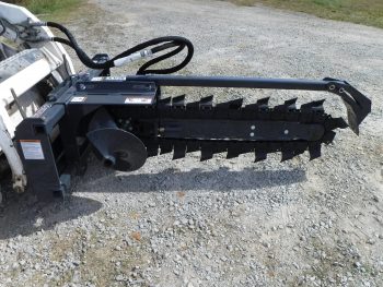Virnig TRN48 48" x 6" Double Standard Tooth Trencher Fits Skid Steer Quick Attach - Image 3
