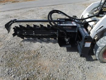 Virnig TRN48 48" x 6" Double Standard Tooth Trencher Fits Skid Steer Quick Attach - Image 4