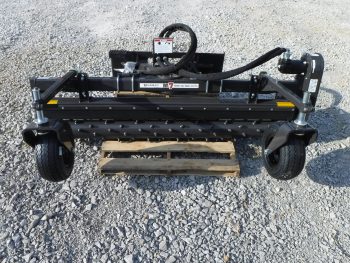 Paladin MX7 84" Manual Landscape Power Rake Attachment Fits Skid Steer - Image 2