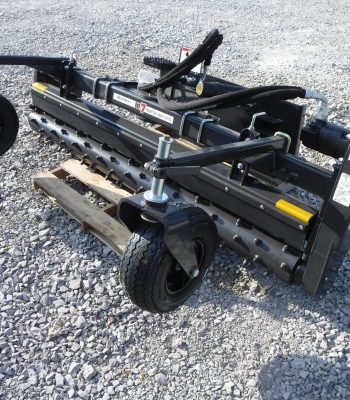Paladin MX7 84" Manual Landscape Power Rake Attachment Fits Skid Steer